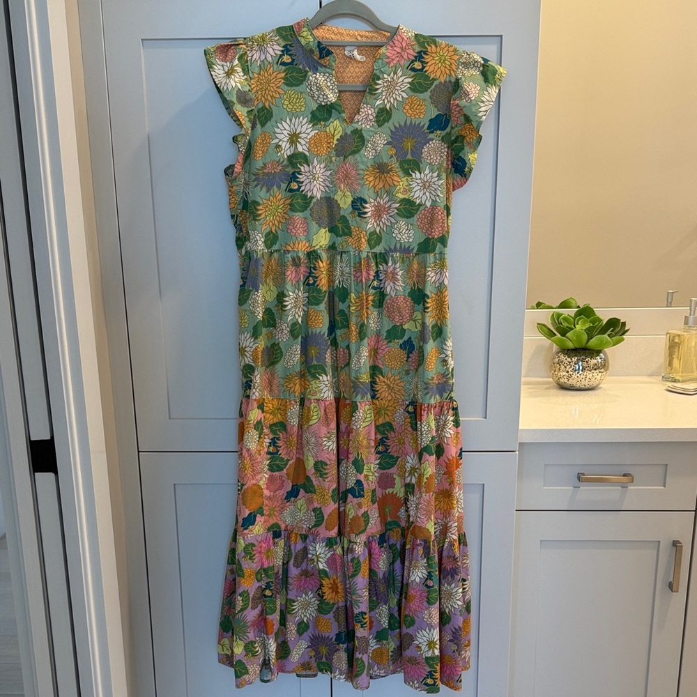 Uncle Frank Colorful Floral Dress